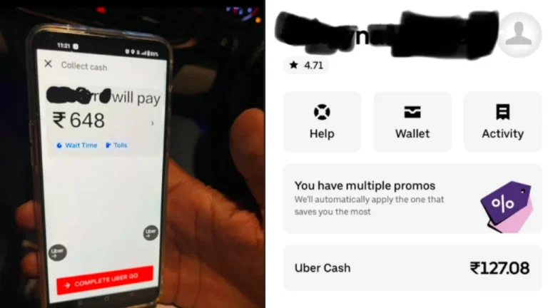 Scam Alert: डबल किराया लेने के लिए Uber ड्राइवर ने दिखाया ‘फेक स्क्रीनशॉट’