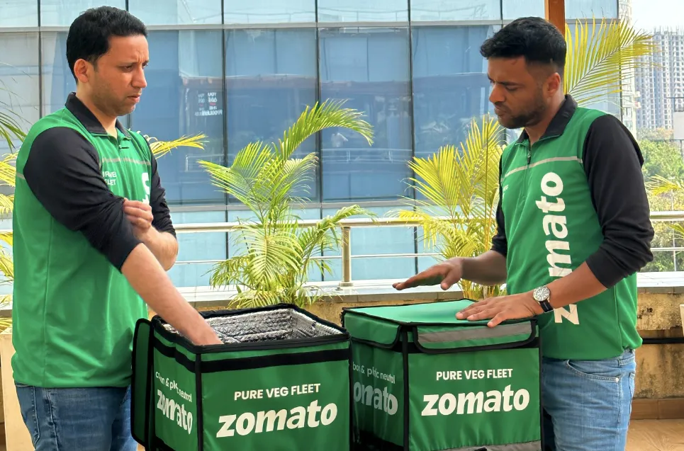 zomato-launches-pure-veg-fleet-mode-food-delivery-service